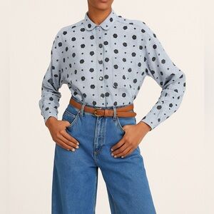 Penny Lane Vintage Chambray Button Up shirt